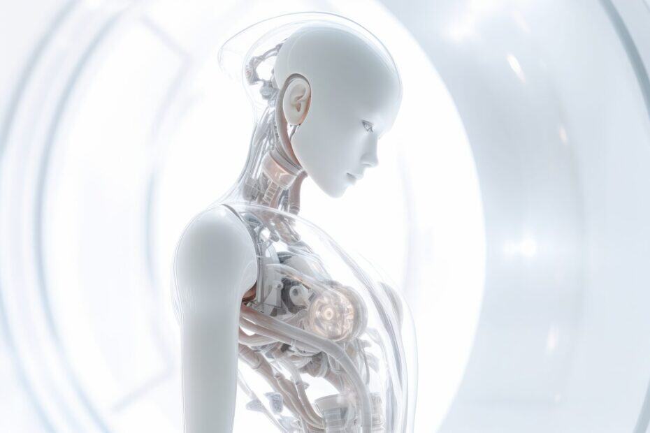 Coverbild zum Artikel über Sexpuppen kaufen zeigt einen futuristischen, menschenähnlichen Roboter.